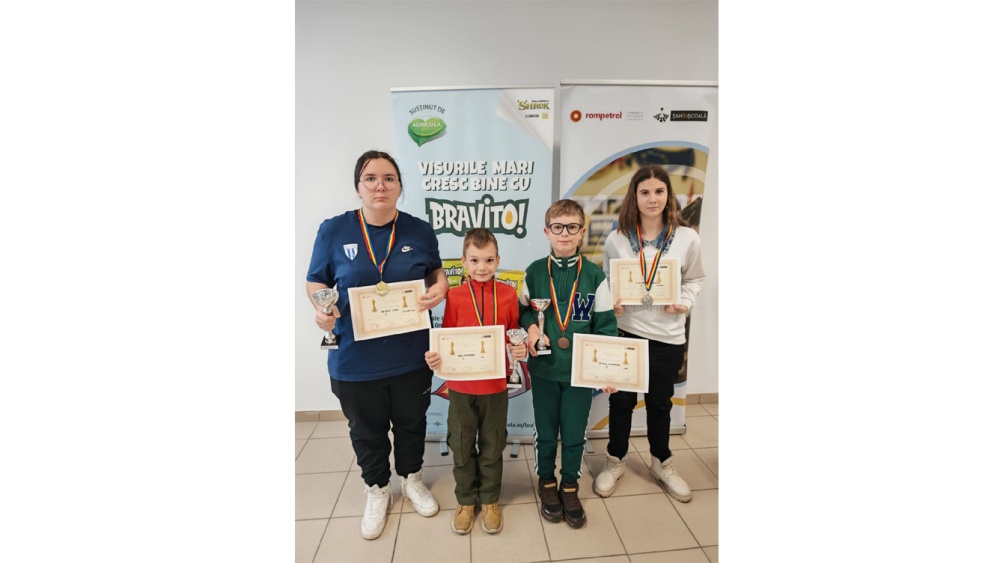 Aur, argint şi bronz pentru şahiştii tulceni la „Năvodari Open – Rompetrol”