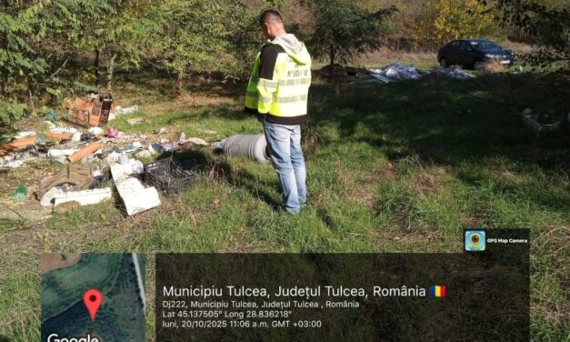 Bilanţ la Garda de Mediu Tulcea: Peste 600 de controale şi amenzi de peste 3 milioane de lei până la 1 decembrie 2025