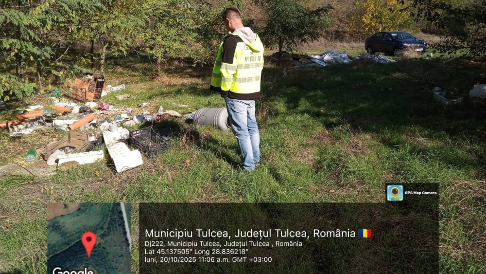 Bilanţ la Garda de Mediu Tulcea: Peste 600 de controale şi amenzi de peste 3 milioane de lei până la 1 decembrie 2025