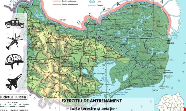 Forţe terestre şi mijloace de aviaţie în antrenament, astăzi, în mai multe zone ale judeţului Tulcea