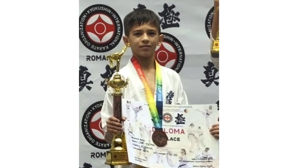 Karatistul Luca Ştefan Spiru, medalie de bronz la „The 22nd European Open Championship and European Cup (IKO)”