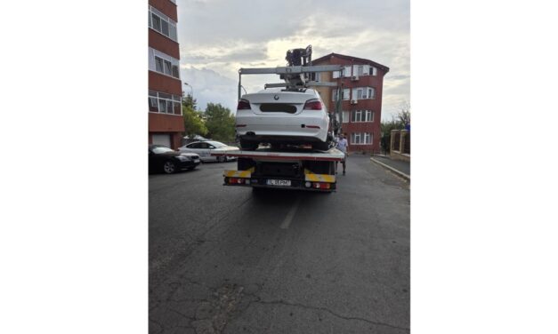 Maşini parcate neregulamentar în municipiu, ridicate de Poliţia Locală Tulcea