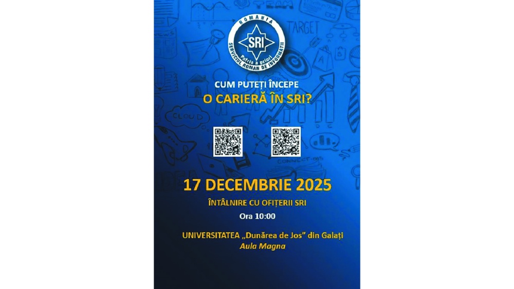 Universitatea „Dunărea de Jos” din Galați: Te-ai gândit vreodată cum e să lucrezi în culisele securității naționale?