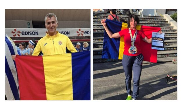 Tulcenii Sorin Andrici şi Nicoleta Ciortan, premiaţi la Gala Laureaţilor Atleţilor Masters
