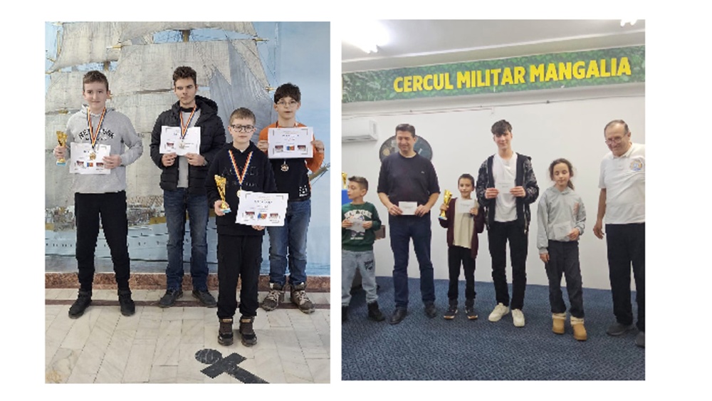 Cinci medalii pentru şahiştii tulceni la Concursul Internaţional de Şah „Cupa Unirea Principatelor”