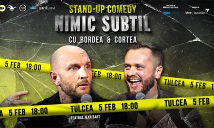 Tulcea râde cu Bordea şi Cortea: spectacolul de stand-up „Nimic subtil”, la Teatrul „Jean Bart”