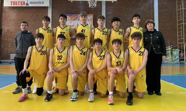 Victorie categorică pentru CSS Tulcea la baschet masculin U16