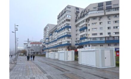 Cele opt containere comerciale de pe faleza din Tulcea, scoase la licitaţie. Vor fi cosmetizate ulterior în urma unui concurs de idei