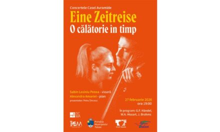 Concertul de muzică clasică „Eine Zeitreise – O călătorie în timp”, vineri seară, la Casa Avramide