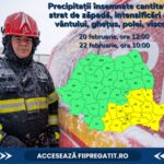 Cod Galben de vreme severă pentru acest weekend, în judeţul Tulcea: vânt puternic, ninsori, polei şi viscol