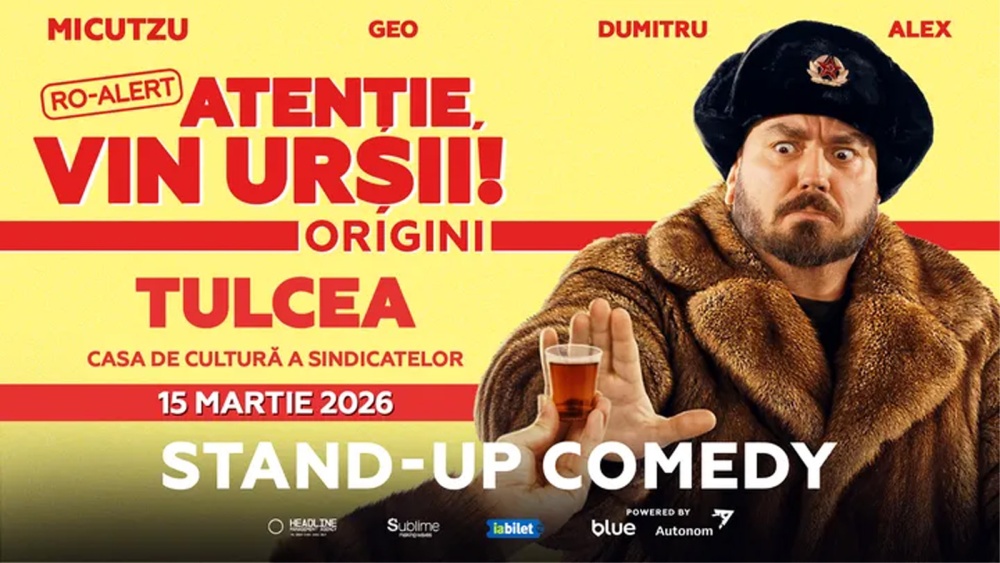 Tulcea râde cu Micutzu la show-ul „RO-ALERT – Atenţie, vin urşii!”