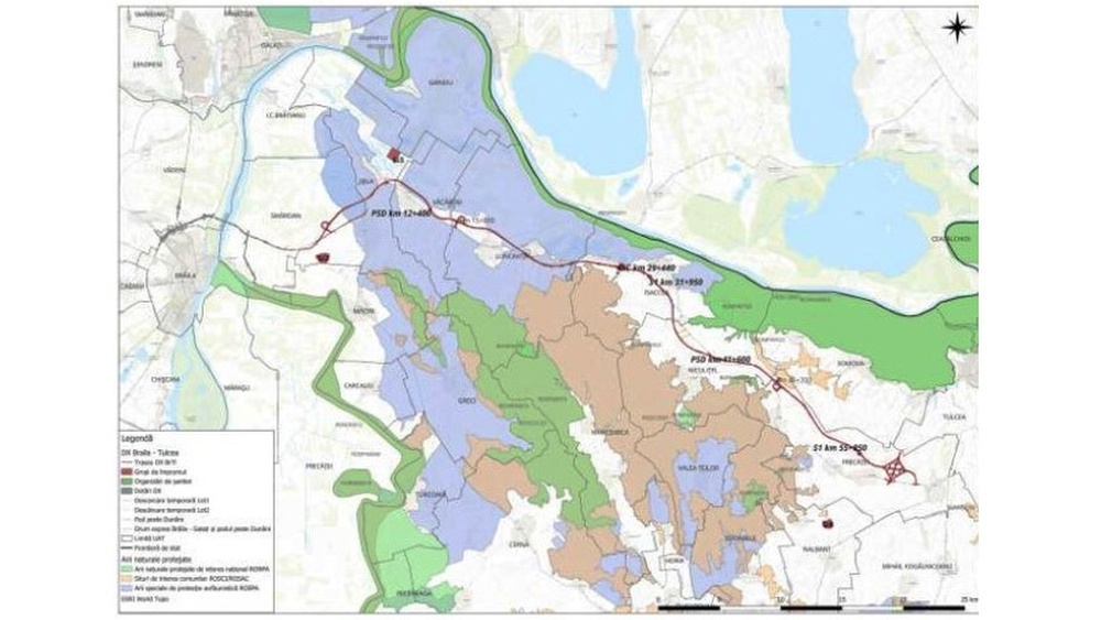 A fost emis acordul de mediu pentru Drumul Expres Brăila (Jijila) – Tulcea (Cataloi)