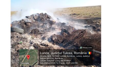 Deşeuri incendiate la Lunca: amenzi de 45.000 lei aplicate de poliţişti