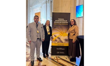 Elena Doboş, deputat AUR de Tulcea, prezentă la Forumul Antreprenorilor Români din Diaspora