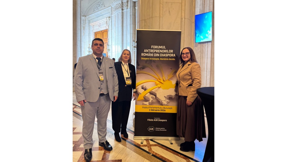 Elena Doboş, deputat AUR de Tulcea, prezentă la Forumul Antreprenorilor Români din Diaspora