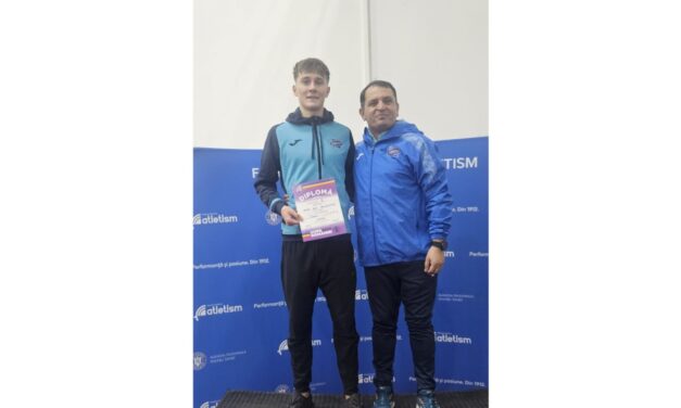 Medalie de bronz pentru Alin Şavlovschi la Cupa României de Atletism – indoor