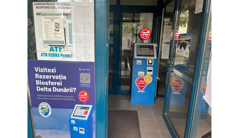 Permisele de acces în Delta Dunării vor putea fi plătite în curând şi din aplicaţia SelfPay Now