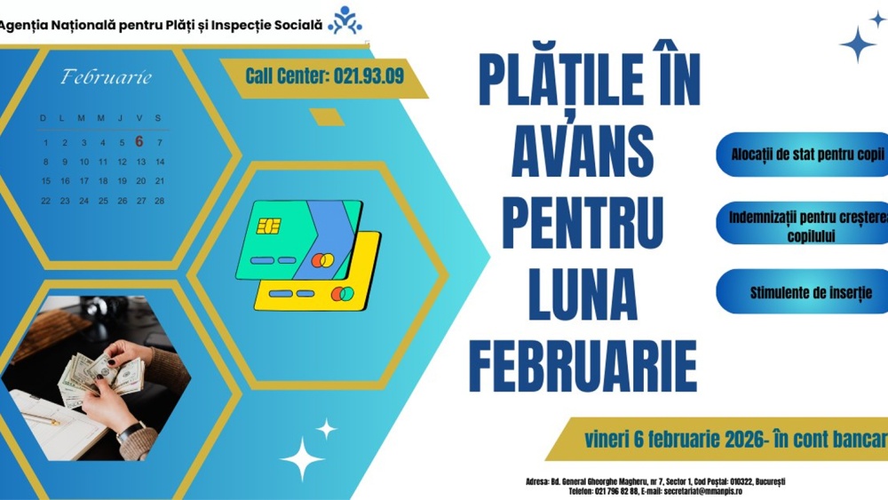 Tulcenii vor primi mai devreme alocaţiile şi indemnizaţiile pentru copii, în luna februarie