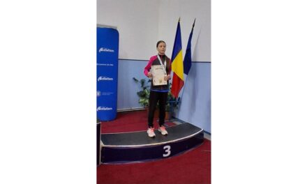 Atleta Bianca Maria Coman, două medalii de bronz la Campionatele Naţionale de Sală U14