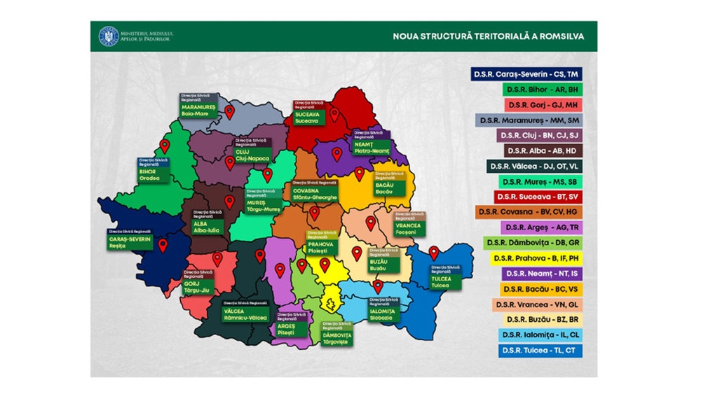 Direcţiile Silvice Tulcea şi Constanţa vor fi comasate în Direcţia Silvică Regională Tulcea