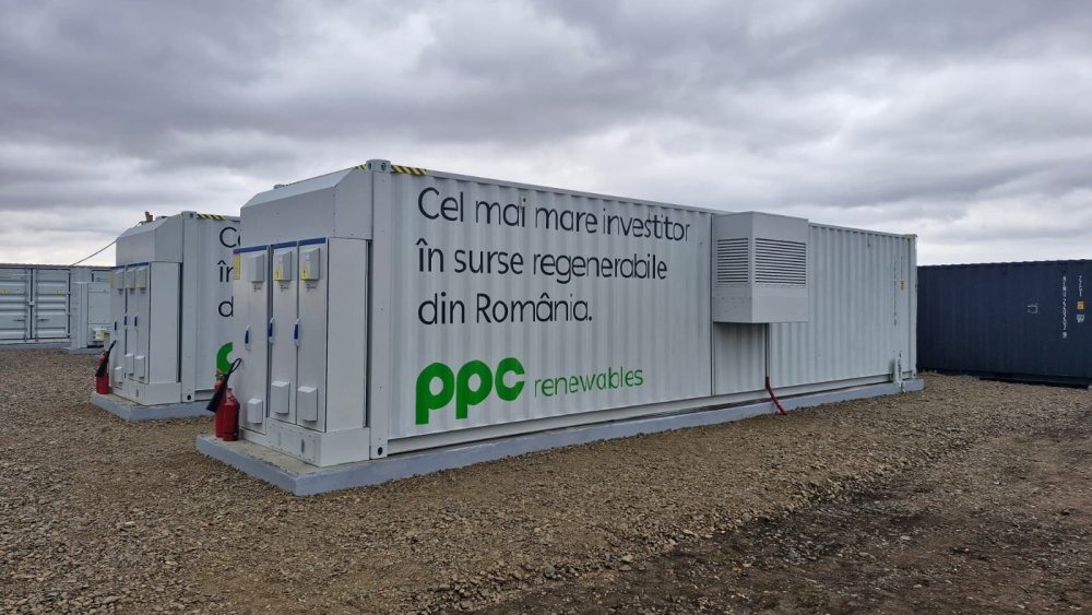 PPC pune o baterie de 27 MWh la parcul eolian Topolog