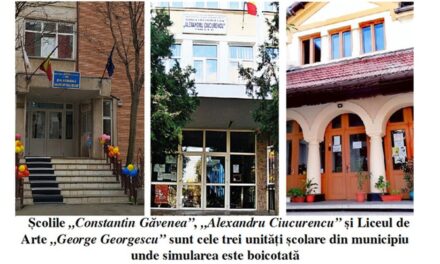 Simularea Evaluării Naţionale, boicotată în zece şcoli din Tulcea