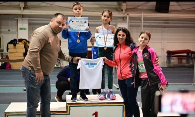 Atleţii CSM Danubiu, pe podium la Campionatul Naţional de Aruncări Lungi şi Cupa Micul Atlet