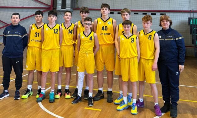 Baschetbaliştii U14 de la CSS Tulcea, calificare în semifinalele Campionatului Naţional