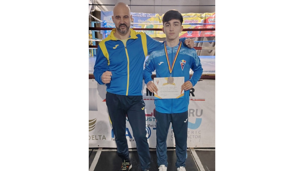 Cosmin Adrian Ene, medalie de bronz la Cupa României de Box pentru Juniori