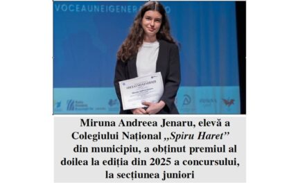 Elevii de la Colegiul Naţional „Spiru Haret” din municipiu şi Liceul Teoretic „Constantin Brâncoveanu” din Isaccea participă la Concursul de discursuri publice „Vocea unei Generaţii!”
