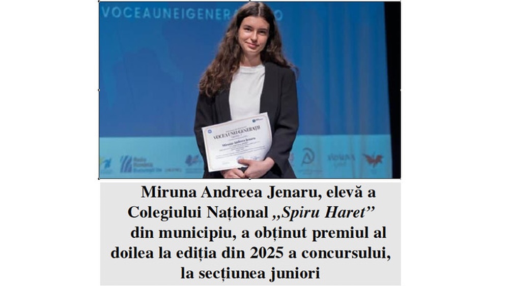 Elevii de la Colegiul Naţional „Spiru Haret” din municipiu şi Liceul Teoretic „Constantin Brâncoveanu” din Isaccea participă la Concursul de discursuri publice „Vocea unei Generaţii!”