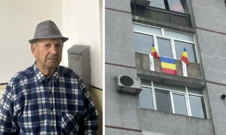 Gheorghe Enache, tulceanul de 93 de ani care a împodobit blocul Pelican cu drapelul României: „Consider că am făcut o faptă bună”
