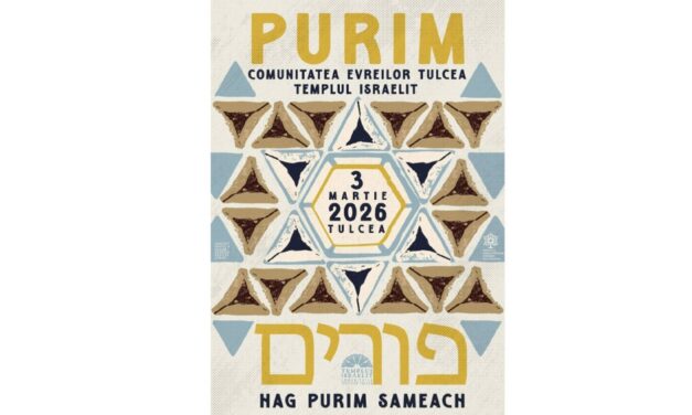 Sărbătoarea evreiască Purim, celebrată la Templul Israelit din Tulcea