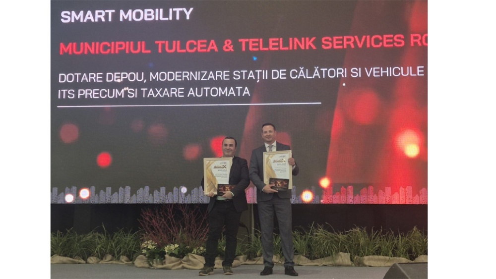 Smart City Industry Awards: Municipiul Tulcea, premiat pentru modernizarea sistemului de transport public