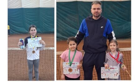 Trei tenismene tulcene, pe podium la Turneele Medesan-Kid’s Cup