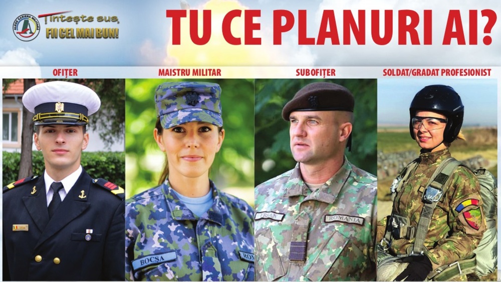 Vrei o carieră în Armată? Au început înscrierile