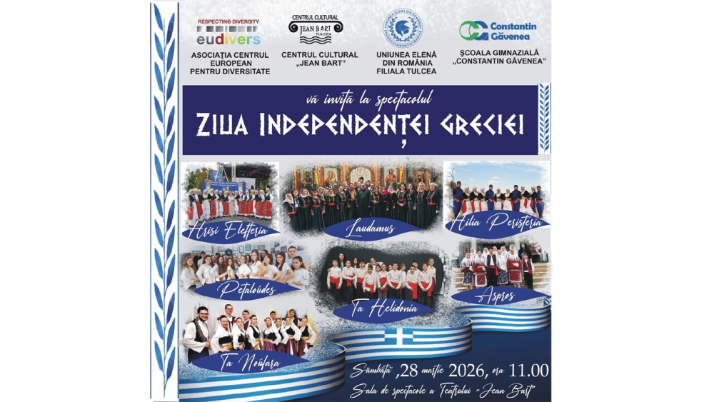 Spectacol dedicat Zilei Independenţei Greciei la Teatrul „Jean Bart” din Tulcea