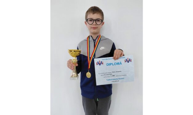 Şahistul Alexandru Petrov, medalie de aur la „Trofeul Valurile Dunării”