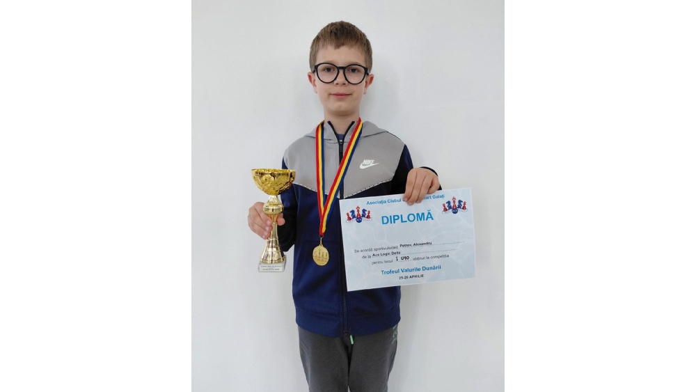 Şahistul Alexandru Petrov, medalie de aur la „Trofeul Valurile Dunării”