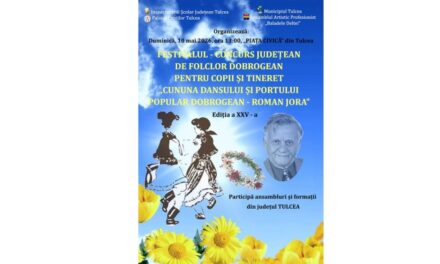 „Cununa Dansului şi portului popular dobrogean -„Roman Jora”, în mai, la Tulcea