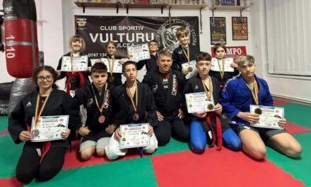 Opt medalii pentru sportivii Clubului Vulturu Tulcea la Cupa României de Submission