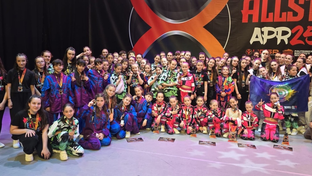 Trei medalii de aur şi trei de bronz pentru dansatorii Let’s Go Dance la All Styles International Dance Competition
