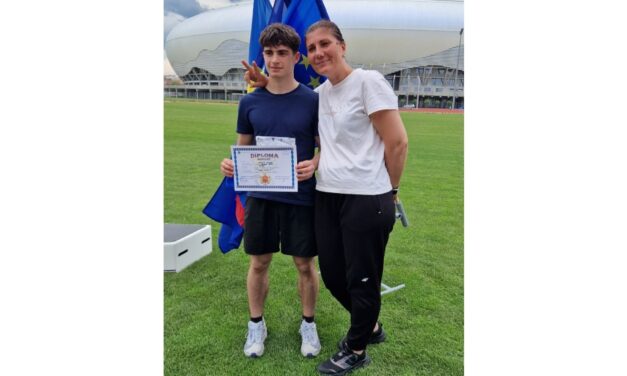 Albert Pănuţă, menţiune la Olimpiada Naţională a Sportului Şcolar – Pentatlon