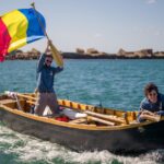Alex Onofrei a lansat lotca din Delta Dunării în apele Mediteranei