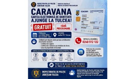 Caravană pentru cartea electronică de identitate la Tulcea: serviciu gratuit şi fără programare pentru cetăţeni