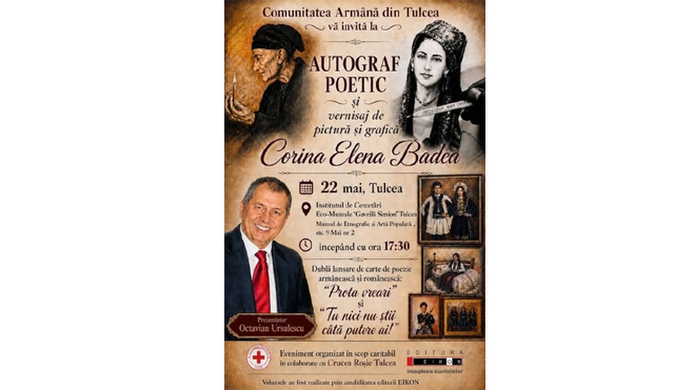 Eveniment cultural dedicat poeziei şi artei armâneşti, vineri, la Muzeul de Etnografie şi Artă Populară Tulcea