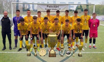Fotbaliştii U17 de la Dunărea Delta Tulcea au câştigat titlul judeţean în campionatul din Constanţa
