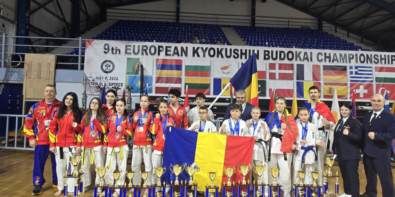 Karatiştii de la Nippon Budo Sport, opt medalii la Campionatul European Kyokushin WKB din Grecia