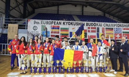 Karatiştii de la Nippon Budo Sport, opt medalii la Campionatul European Kyokushin WKB din Grecia
