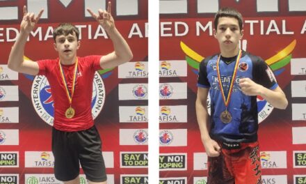 Luptătorul Tudor Hagiu, campion naţional la MMA. Sebastian Andrei Pintilie, medalie de bronz la campionatul Naţional de MMA